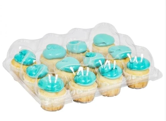 Plastic cake box